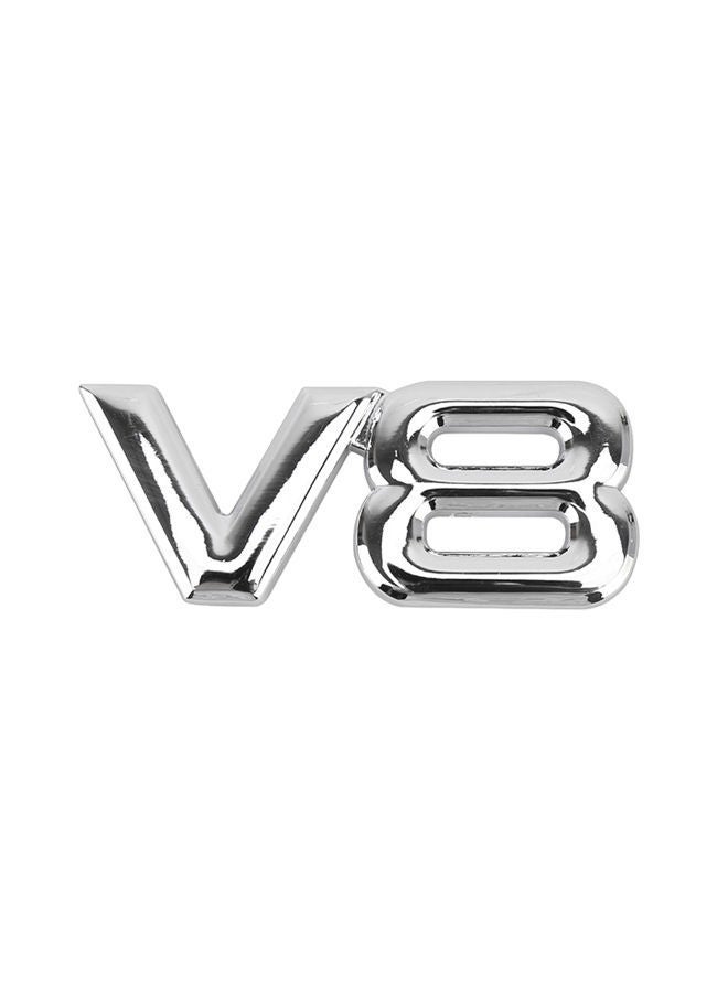 NIBEMINENT V8 Connect Shape Car Metal Body Decorative Sticker - Image 1