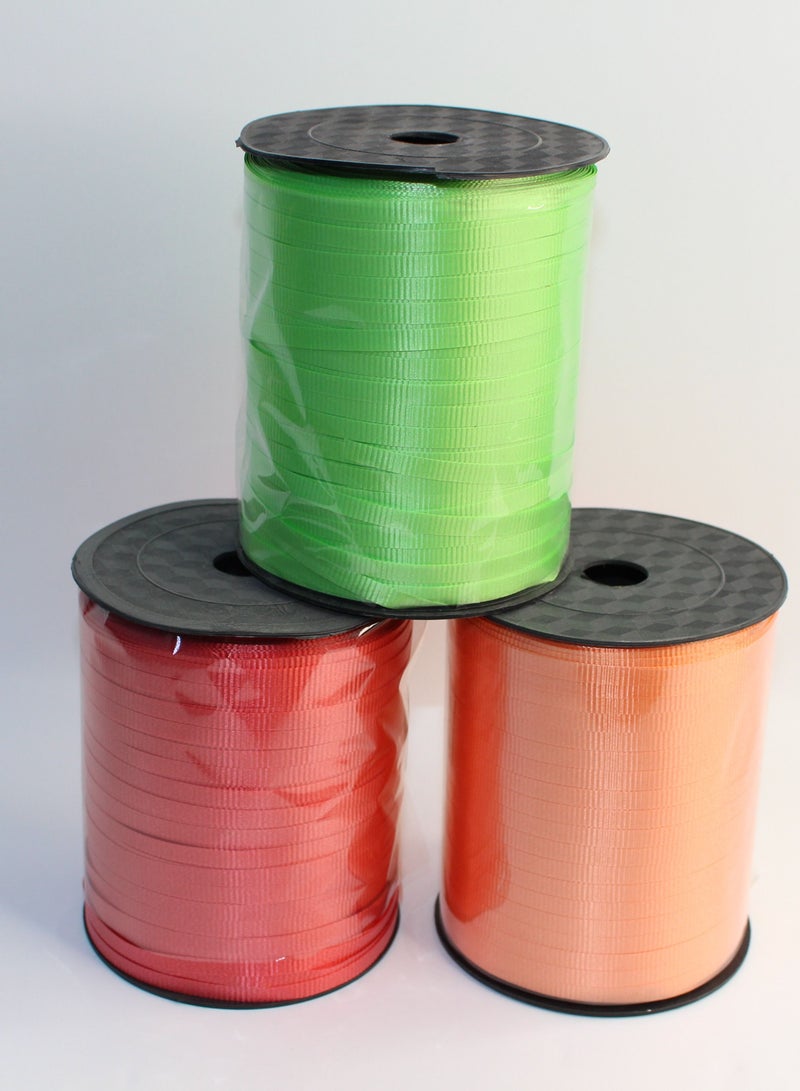 Generic 3 Roll Balloon Ribbon Set-E 