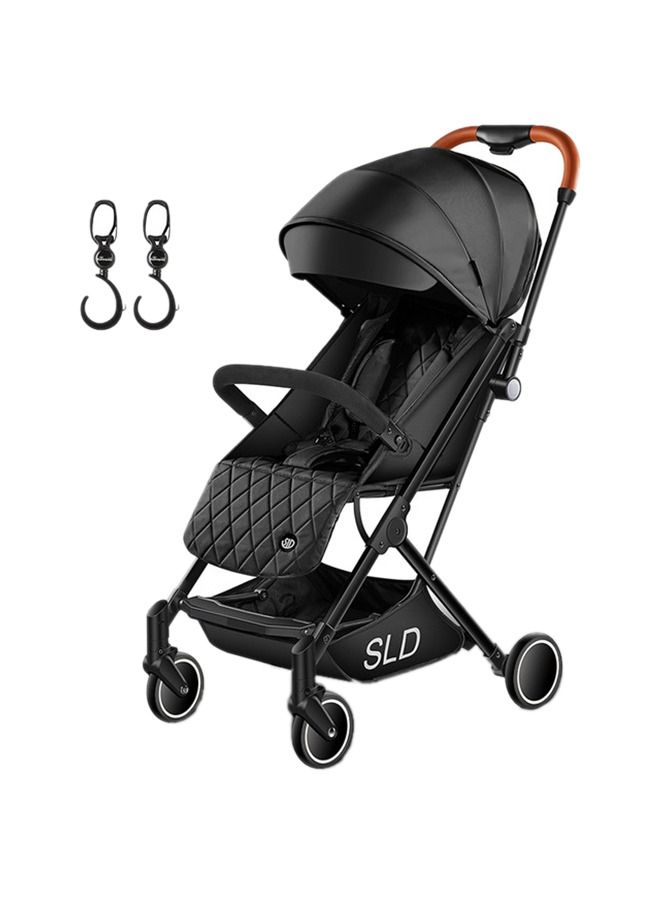 TEKNUM Travel Lite Stroller - SLD By With Hooks - Black - Image 1
