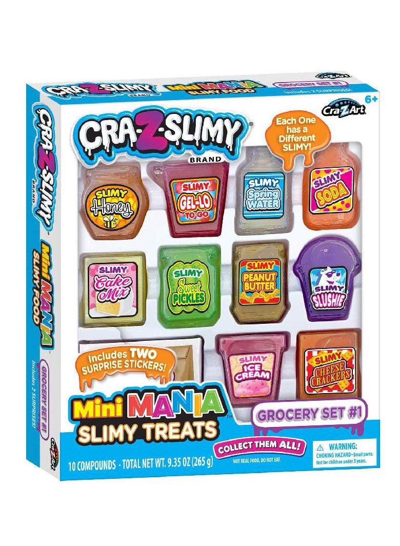 كري-زي-آرت لعبة سلايم متنوعة الألوان للأطفال من عمر 6 سنوات فما فوق