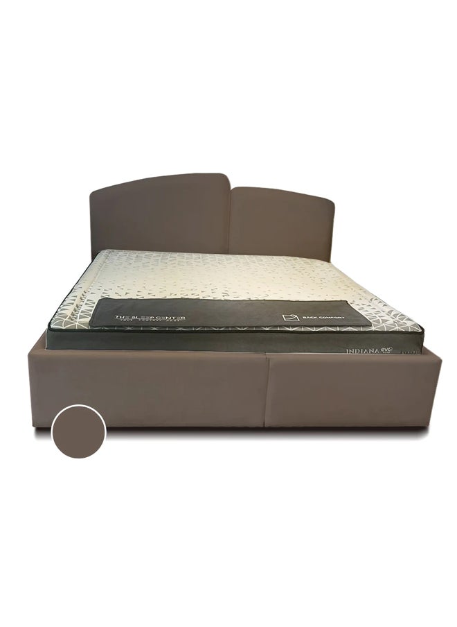 BACK COMFORT Isabella Luxury Bed – Custom-Made Solid Wood Elegance with Premium Finish and Tailored Design - 200×200×145 