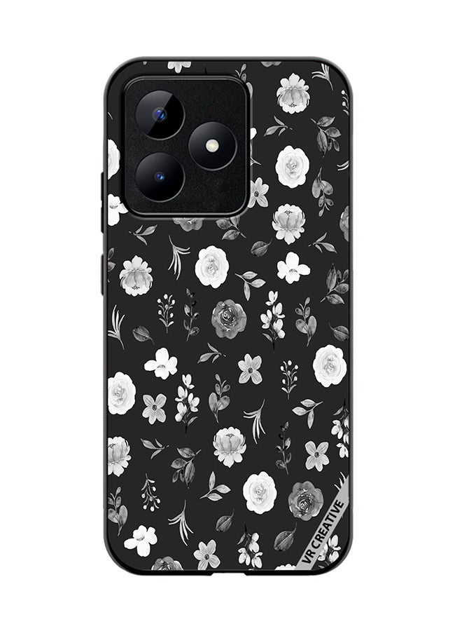 VR CREATIVE Protective Case Cover For Realme C53 Flower Design Multicolour - Image 1