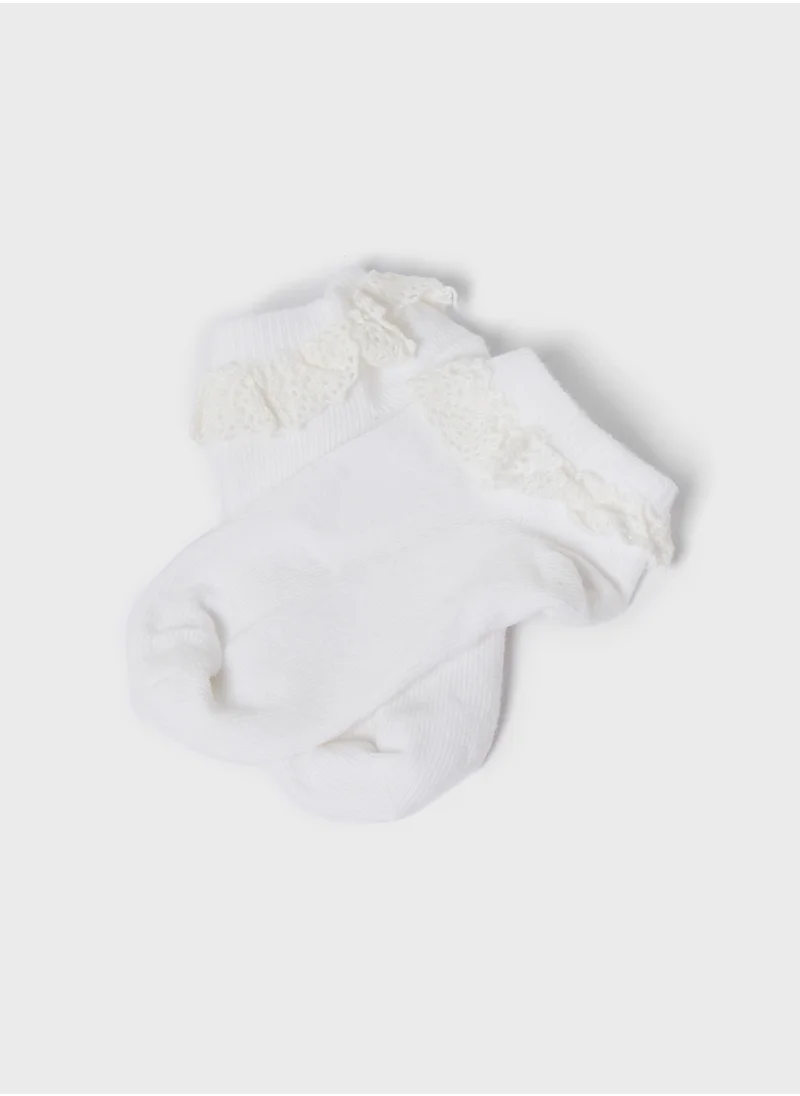 H&M 4-PACK SHAFTLESS SOCKS