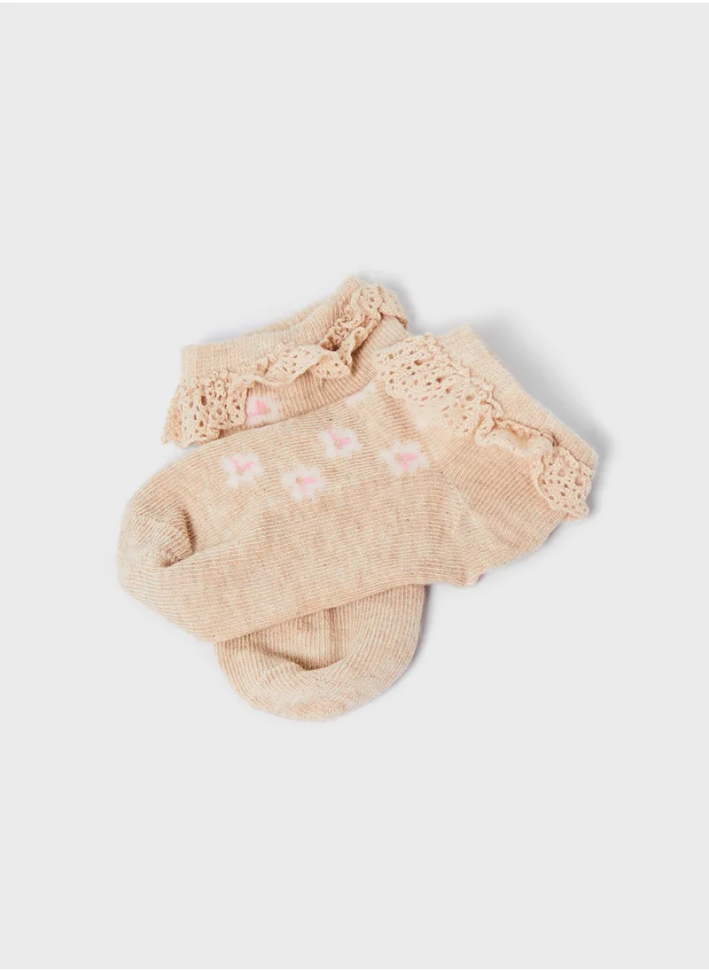 H&M 4-PACK SHAFTLESS SOCKS