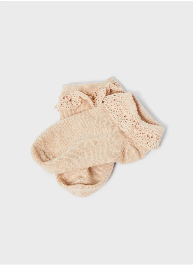 H&M 4-PACK SHAFTLESS SOCKS