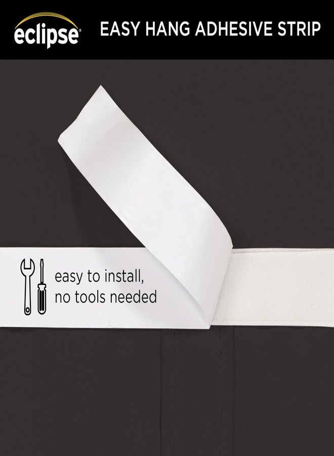 إكليبس لوحة باب فرنسي معتمة صلبة من إكليبس برايلون، طولها 40 بوصة وعرضها 26 بوصة، ستارة عازلة للحرارة والضوء لتوفير الخصوصية، لون أسود - Image 5