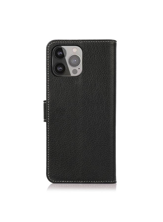 Zaboon Case For iPhone 13 Pro Max Litchi Texture PU + TPU Horizontal Flip Leather Case with Holder & Card Slots & Wallet - Image 3
