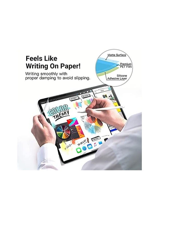 1Pack Like Paper Textured Screen Protector for Lenovo Tab M11 2024/Xiaoxin Pad 11 inch 2024, Matte PET Paperfeel Film for Drawing and Writing Like on Paper [Anti Glare][Easy Installation] - Image 2