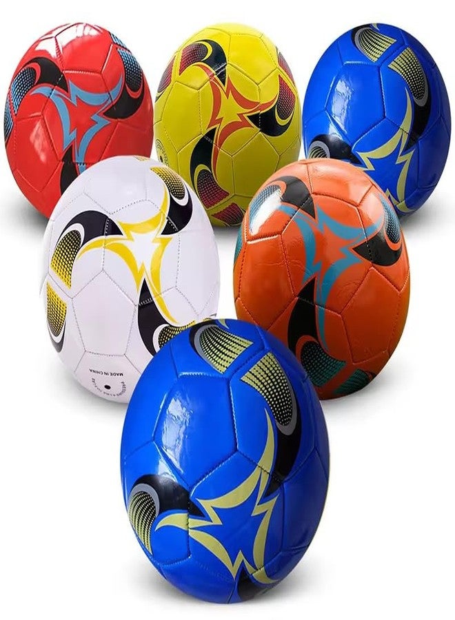 NEEYATI Football Practise Foot Ball Training Football Size 5 Original for All Ages Group PVC Stitched Standard Sports Foot Ball for Ground, Grass, Turf, Outdoor Waterprooof
