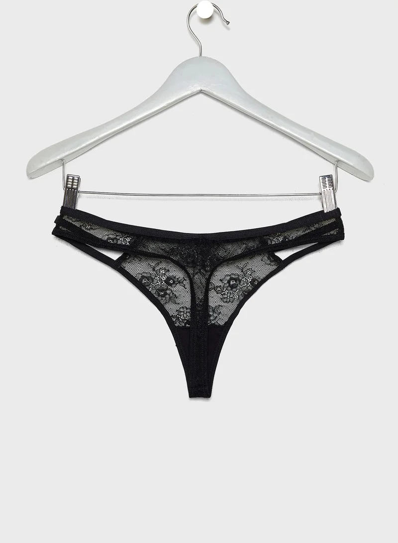 NEW LOOK Strappy Mesh Thong