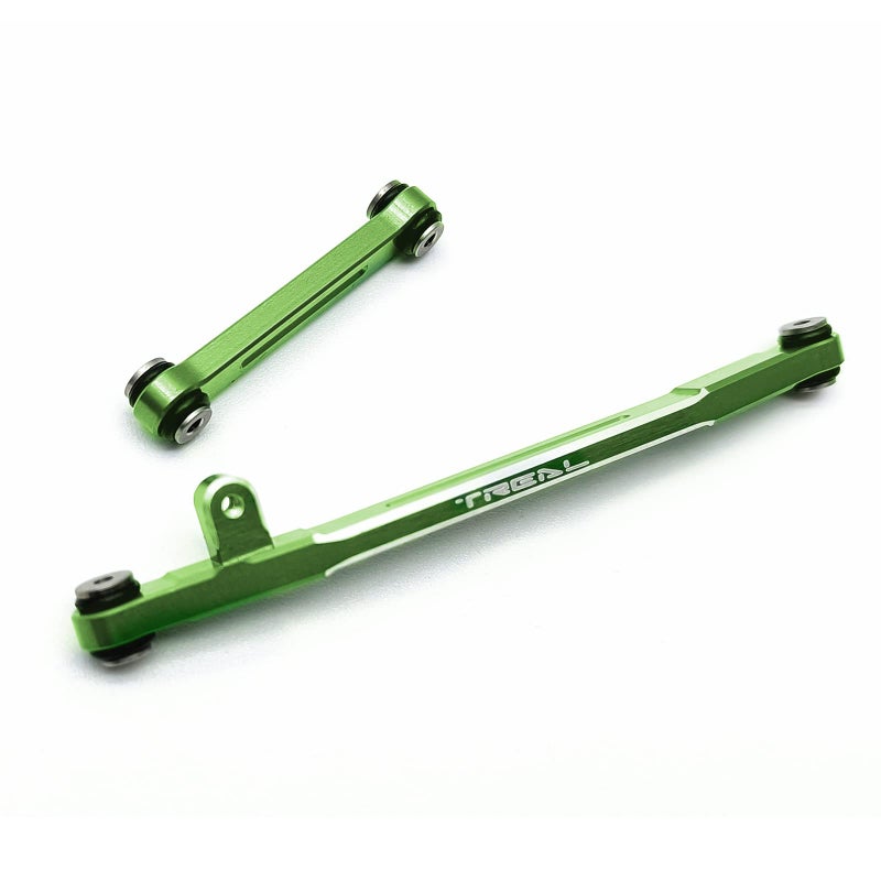 Treal Aluminum 7075 Steering Links Set for Axial SCX24 124 ScaleV2 Red - Image 4