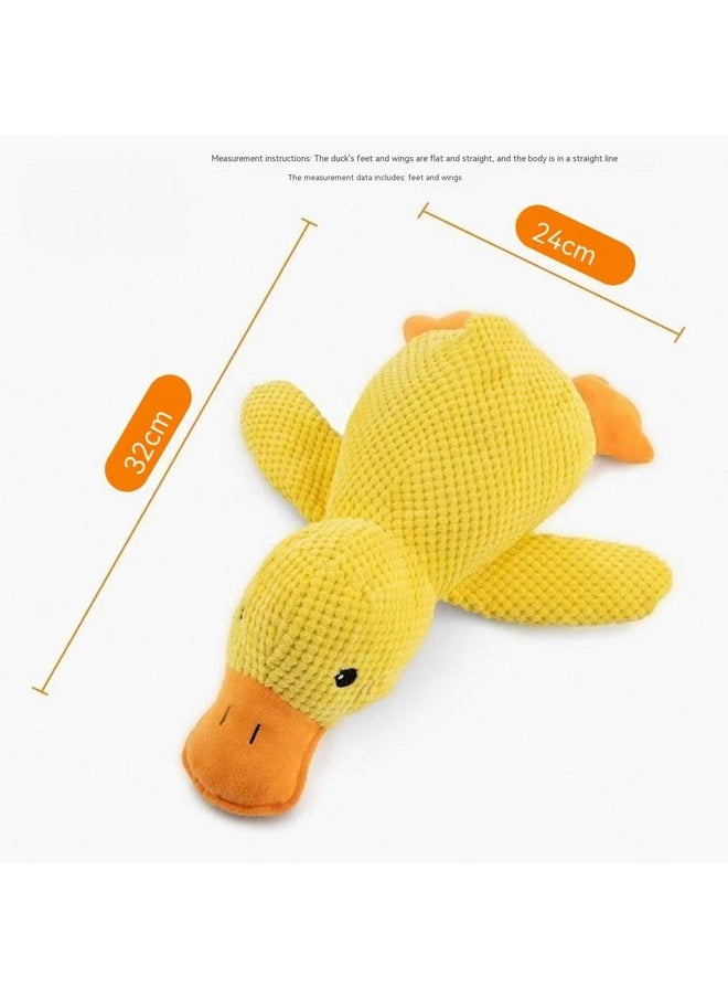 Mellow Dog Calming Duck, 2025 New Calming Duck Dog Toy, Calmings Ducks Dog Toy The Mellow Dogs Calmings Pillow with Quacking Sound, Soft Stuffed Ducks Dogs Toys for Indoor Puppy  - Image 2