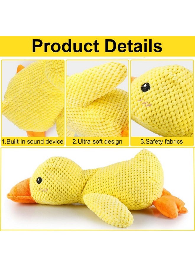 Mellow Dog Calming Duck, 2025 New Calming Duck Dog Toy, Calmings Ducks Dog Toy The Mellow Dogs Calmings Pillow with Quacking Sound, Soft Stuffed Ducks Dogs Toys for Indoor Puppy  - Image 3