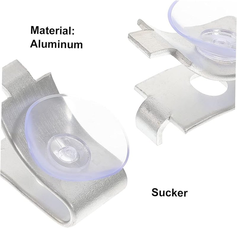 20Pcs Black Shelf Brackets For Glass Shelves Durable Cabinet Clips Easy Installation - Image 3