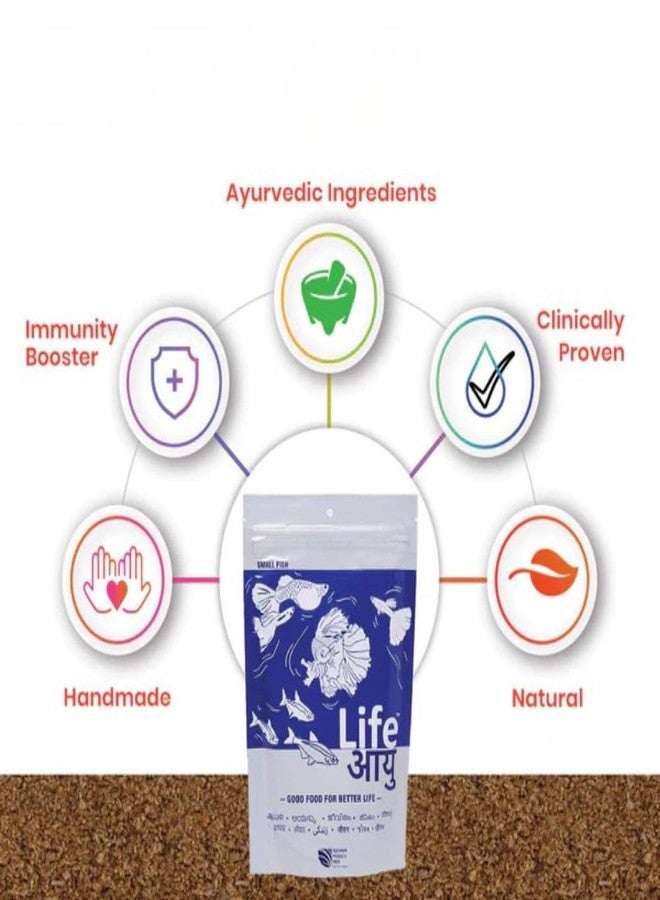THE BRREED Life Aayu Pellet Fish Food for Freshwater Fishes (Small, Pack of 1) and Plus fit (20 ml) - Image 5