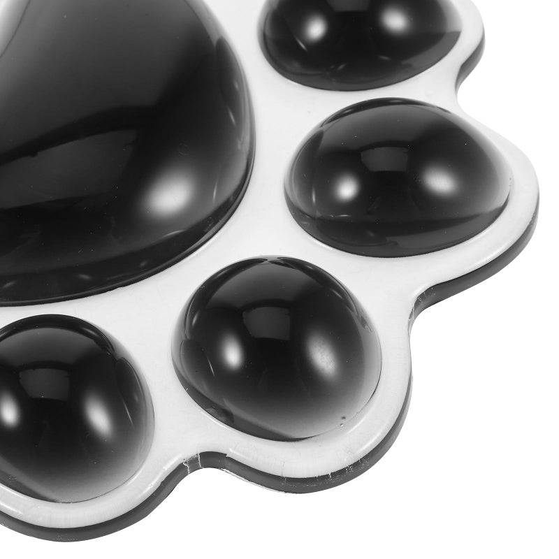 Black Silicone Gel Cat Paw Wrist Rest for Keyboard and Mouse 3D Gaming Mouse Pad Cushion - Image 4