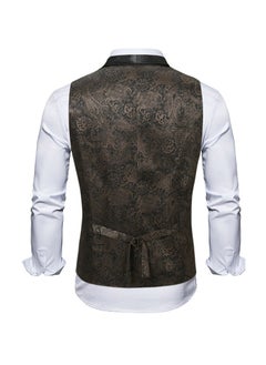 KUYING New Double Breasted Gun Collar Suit Vest  - Image 3