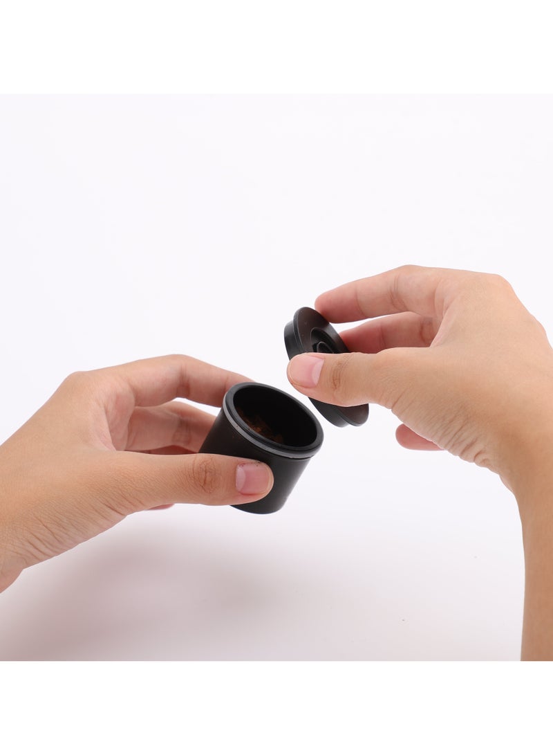 ليبرسو ماكينة صنع قهوة اسبريسو محمولة من الفولاذ المقاوم للصدأ مع كبسولات نسبرسو ومسحوق قهوة بضغط 9 بار وسعة خزان مياه 100 مل - فضي - Image 5