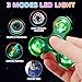 WELLVO LED Fidget Spinner for Kids Adults 2Pcs Light up Sensory Fidget Toys for Kids 48 812 Anxiety Stress Relief Classroom Prizes Glow in The Dark Hand Spinner Boys Girls Birthday Gifts - Image 4