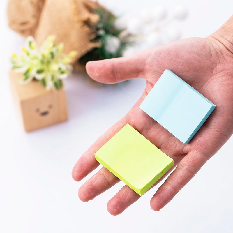 Kozerite (50 Pads) Sticky Notes 1.5x2, 10 Colors Self Sticky Notes, Sticky Pads, Recyclable, Self-Stick Pads, Easy to Post for Home, Office, Notebook - Image 3