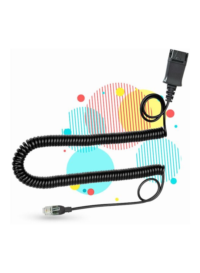 Stretchable Headset Cable Black - Image 4