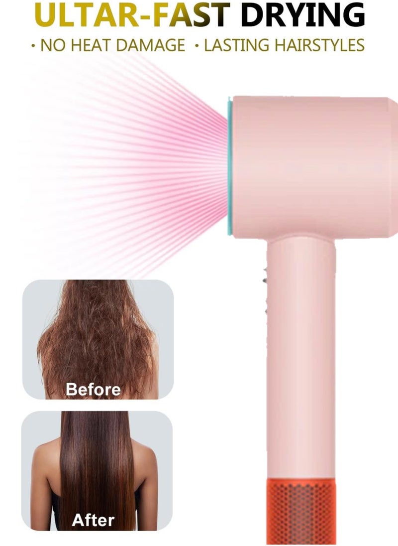 Tornado Keratiner Powerful Hair Dryer 1600w Drying Performance With Brushless Motor for Fast Drying, Low Noise Blow Dryer For Travel Convenience 3 Heat And 2 Attachments With Fast Drying Time Lightweight And Portable Design  - Image 4