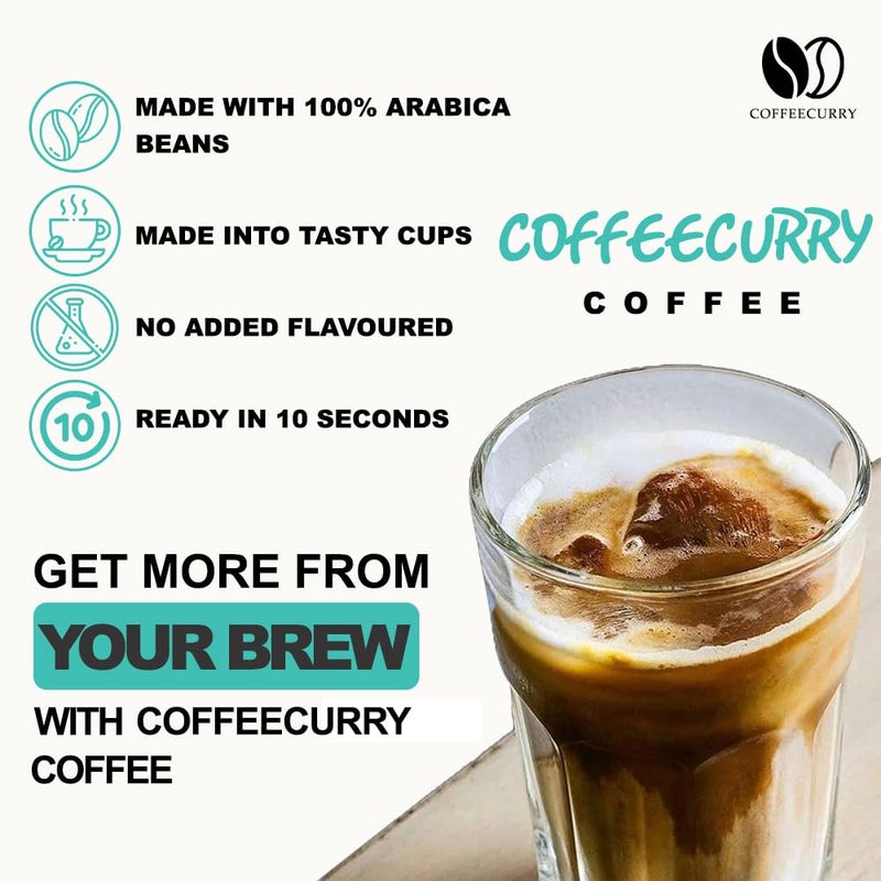 COFFEECURRY Chocolate Instant Coffee (50 Grams) - For Energy, Focus & Performance | Premium Arabica Instant Coffee Powder for Refreshing Experience - Both Hot and Cold - Image 5