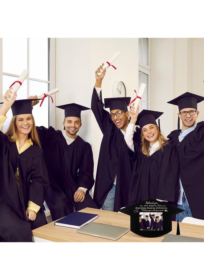 Qunclay Qunclay Graduation Signature Board Picture Frame Gift with Signature Pen Graduation Gifts Her Him Behind You All Your Memories Congratulations Inspirational College Frame  - Image 4