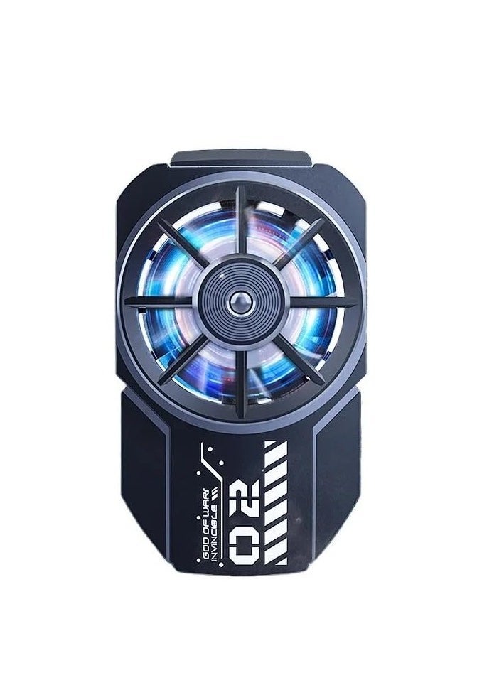 ELTRAZONE DL-A2 Semiconductor Phone Cooler – Ultra-Fast Cooling Mobile Radiator with Silent Fan & RGB Lights – Universal Clip-On Gaming Phone Cooler for iPhone, Android & All Smartphones – Overheat Protection for Lag-Free Gaming & Streaming  - Image 1