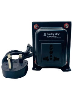 Lucky Sky Step Down 500 Watt Transformer 220 Volt to 110 Volt Voltage Converter, Universal 3 Pin UK With Power Cord For Household Electrical Appliance Voltage Converter (220V TO 110V 500W)  - Image 1