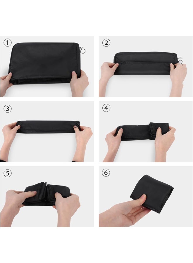 Hanayo 9 Pcs Luggage Organizer Bags Set Multifunction Packing Cubes Travel Packing Cubes Waterproof Luggage Organiser Suitcase Bag Travel Essential for Carry on Luggage(Black) - Image 5