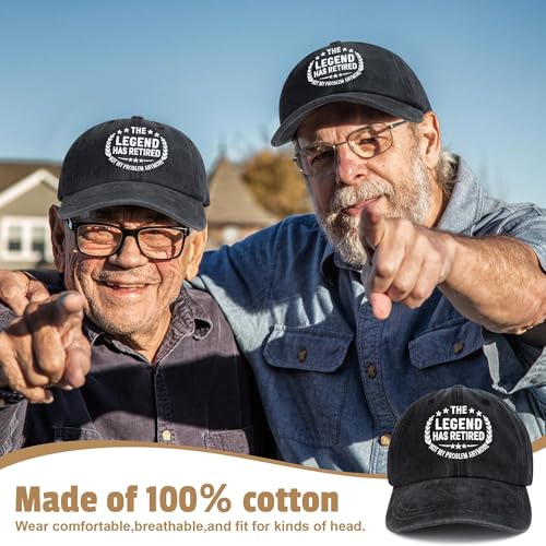 Launrada Retirement Gifts for Men 2026 Retired Gifts for Men Happy Retirement Decorations for Man The Legend has Retired Gift Ideas for Man Includes Mug Hat Candle Socks Dice - Image 3