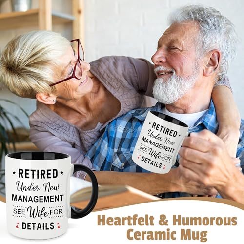 Launrada Retirement Gifts for Men 2026 Retired Gifts for Men Happy Retirement Decorations for Man The Legend has Retired Gift Ideas for Man Includes Mug Hat Candle Socks Dice - Image 2