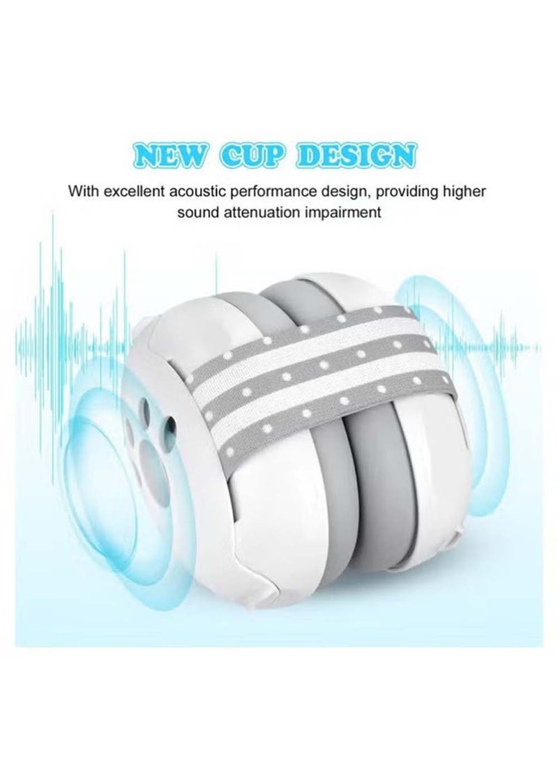 Dougez Noise Ear Protectors For Babies,Adjustable Ear Protectors,Baby Zero Pressure Soundproof Ear Protectors, Baby Noise-cushioning Ear Protectors For Sleep,Travel Live Concerts,Events - Image 3