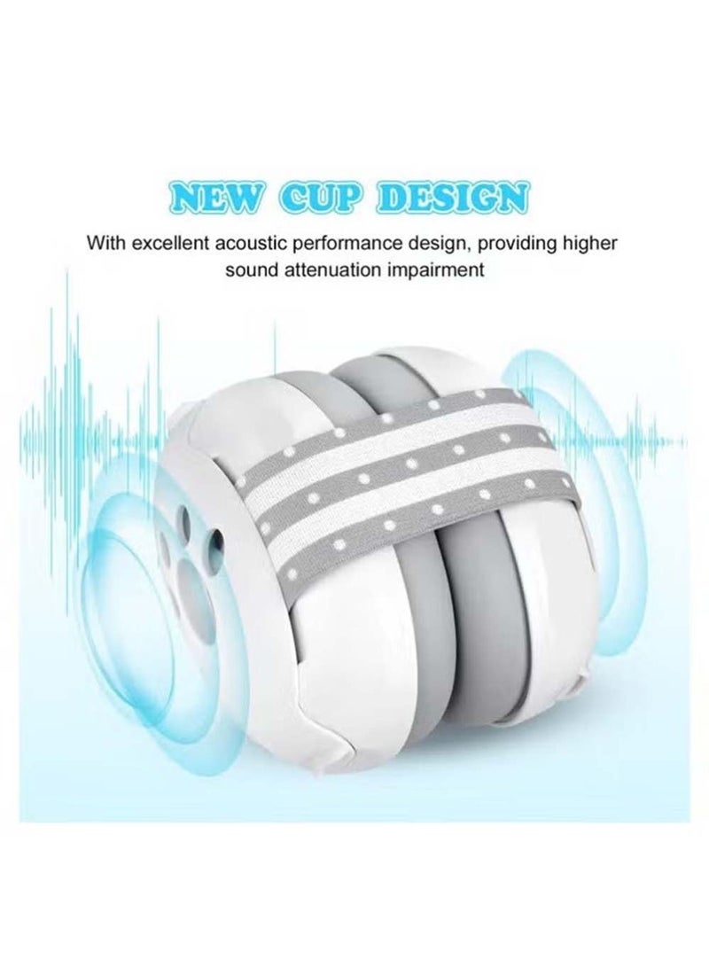 Dougez Noise Ear Protectors For Babies,Adjustable Ear Protectors,Baby Zero Pressure Soundproof Ear Protectors, Baby Noise-cushioning Ear Protectors For Sleep,Travel Live Concerts,Events - Image 3