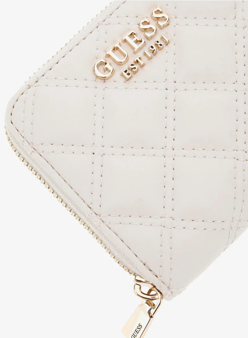 GUESS  Giully Small Zip Around Bi-Fold Wallet for Women | Best Price UAE