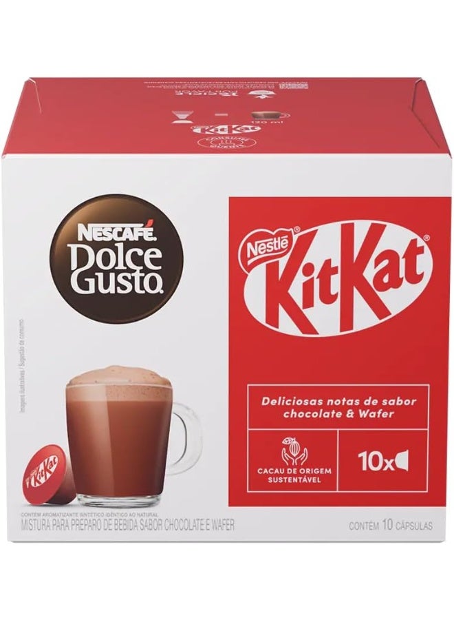 دولسي قوستو مشروب كيت كات الساخن - كبسولات دولتشي غوستو (10 كبسولات) - Image 3
