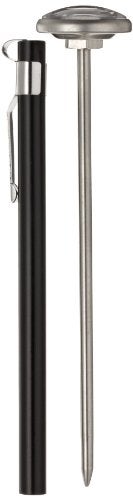 Supco ST02 Stainless Steel Pocket Dial Thermometer, 5" Stem, 1" Dial, 0 to 220 Degrees F - Image 1