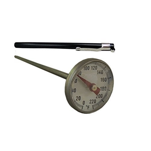 Supco ST02 Stainless Steel Pocket Dial Thermometer, 5" Stem, 1" Dial, 0 to 220 Degrees F - Image 4