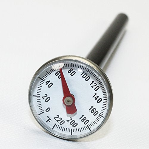 Supco ST02 Stainless Steel Pocket Dial Thermometer, 5" Stem, 1" Dial, 0 to 220 Degrees F - Image 5