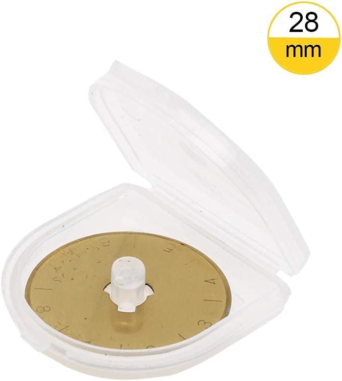 AUTOTOOLHOME 28mm Titanium Rotary Cutter Blades, 10-Pack Replacement Blades for Quilting, Sewing, Scrapbooking, Fabric & Paper Cutting - Image 3