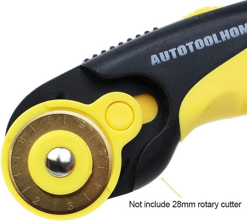 AUTOTOOLHOME 28mm Titanium Rotary Cutter Blades, 10-Pack Replacement Blades for Quilting, Sewing, Scrapbooking, Fabric & Paper Cutting - Image 5