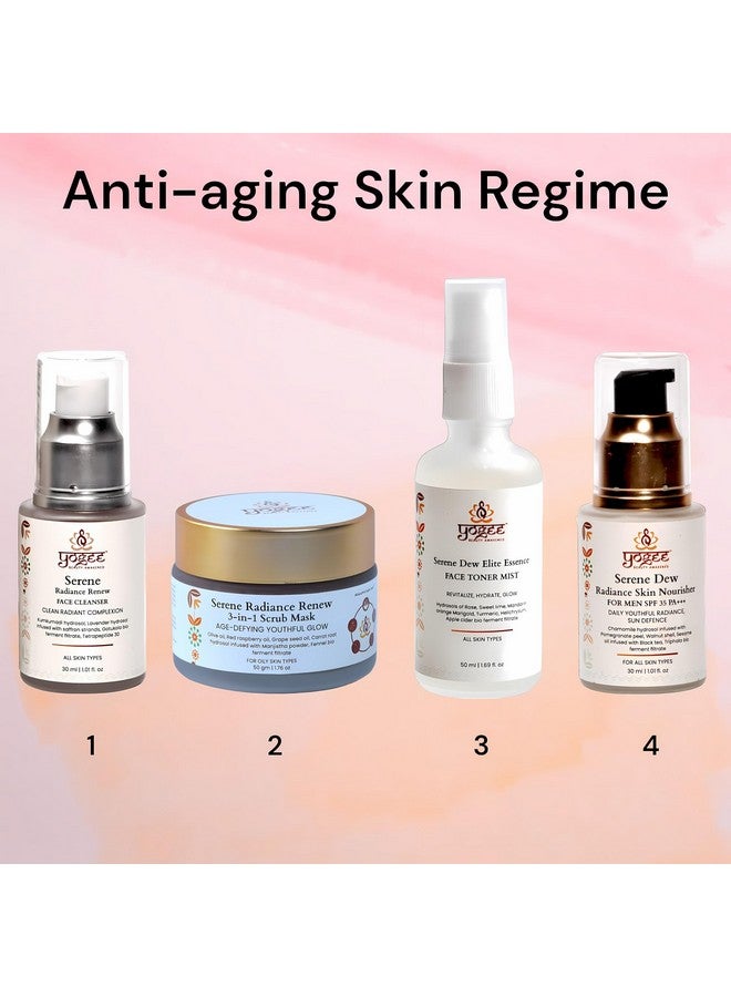 YOGEE Organic Skin Nourisher for Men with SPF 35 PA+++ | Face Serum Gel Sunscreen| Radiant Skin protection | Chamomile, Pomegranate, Black Tea, Red Raspberry, Triphala, Probiotics | 30ml - Image 5