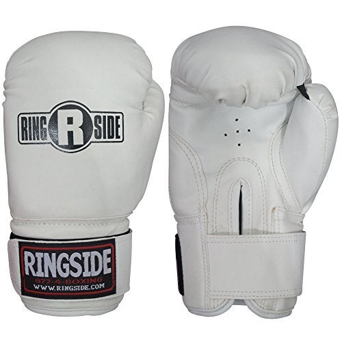 Ringside Striker Boxing Training Sparring Gloves, White - Image 1