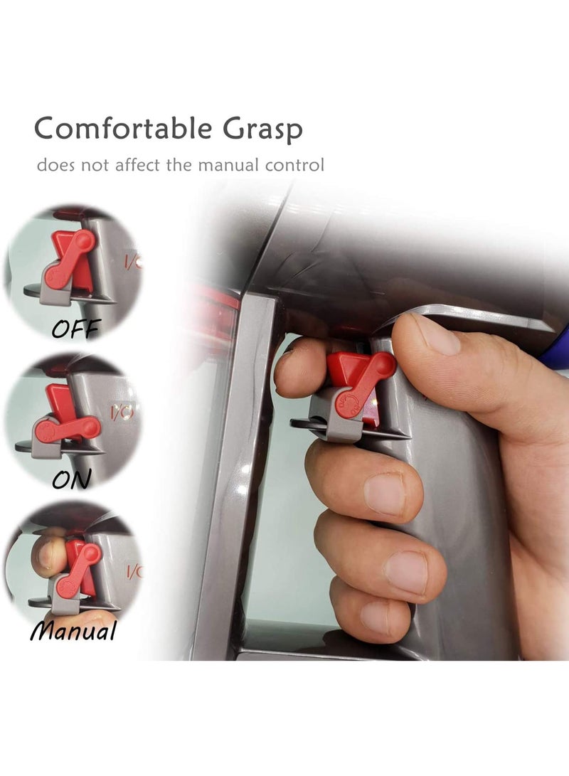 جُودِيَّة مشبك التحكم في زر التشغيل والإيقاف، متوافق مع المكانس الكهربائية العمودية من الفئات ٦ ٧ ٨ ١٠ ١١ ١٥، يثبت حالة زر التشغيل ويقلل إجهاد الأصابع - Image 4