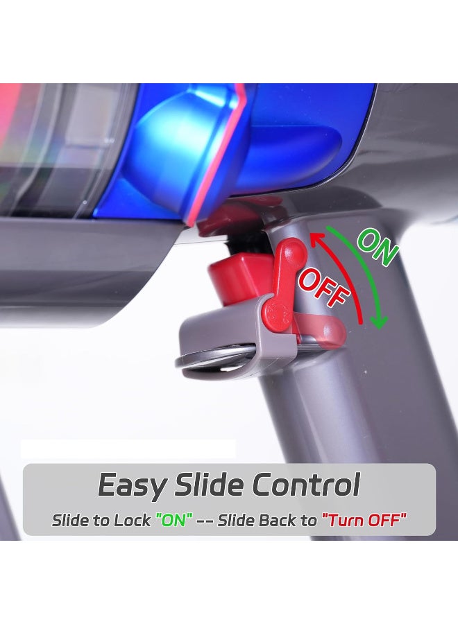 جُودِيَّة مشبك التحكم في زر التشغيل والإيقاف، متوافق مع المكانس الكهربائية العمودية من الفئات ٦ ٧ ٨ ١٠ ١١ ١٥، يثبت حالة زر التشغيل ويقلل إجهاد الأصابع - Image 2