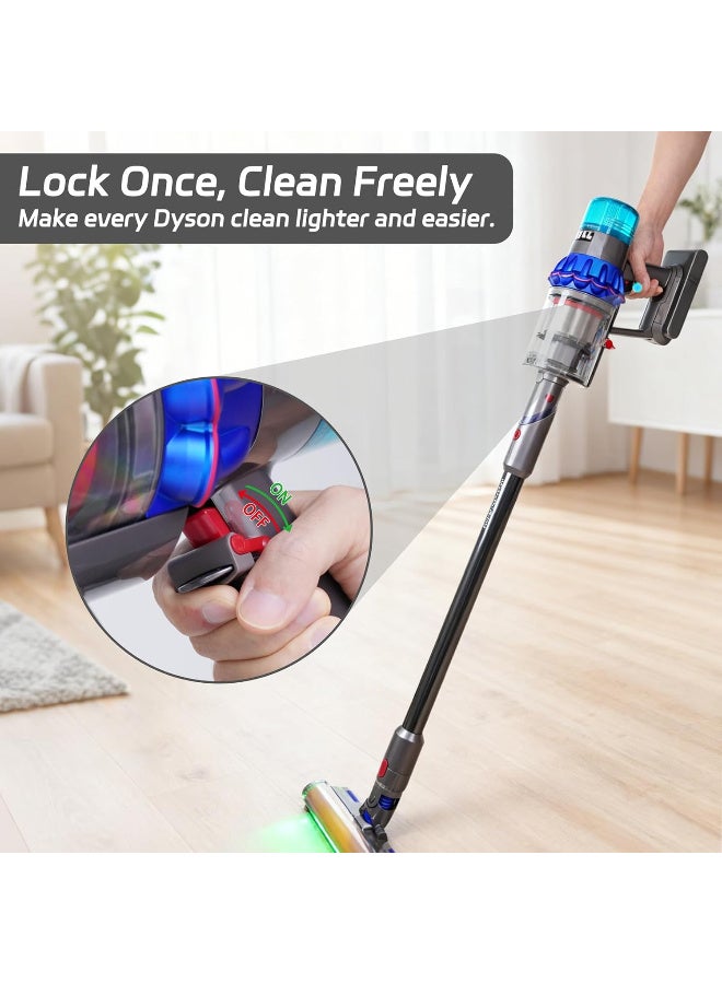 جُودِيَّة مشبك التحكم في زر التشغيل والإيقاف، متوافق مع المكانس الكهربائية العمودية من الفئات ٦ ٧ ٨ ١٠ ١١ ١٥، يثبت حالة زر التشغيل ويقلل إجهاد الأصابع - Image 5