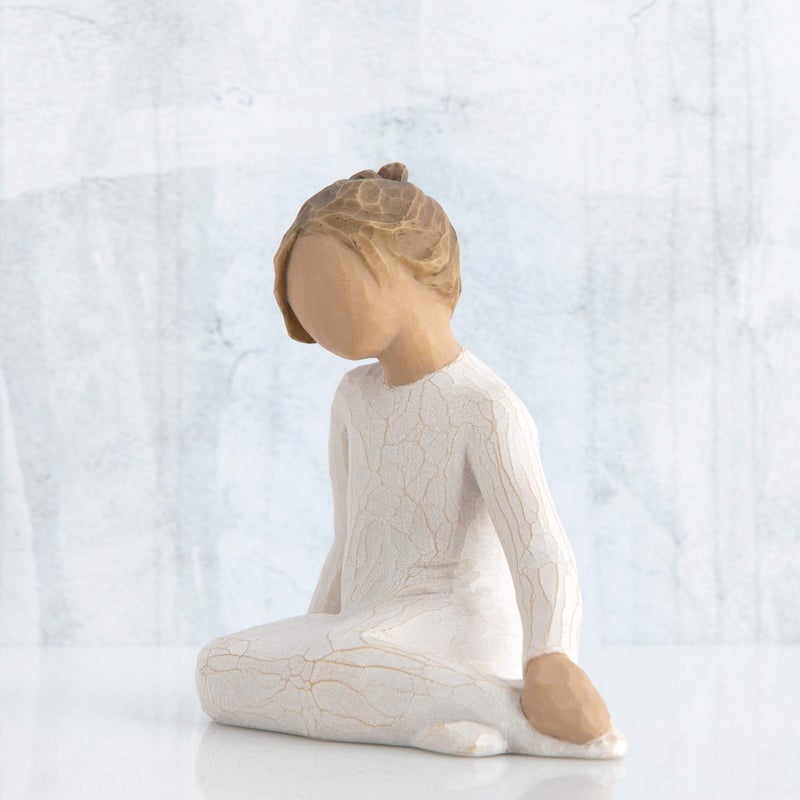 Willow Tree Thoughtful Child, Sculpted Hand-Painted Figure - Image 2