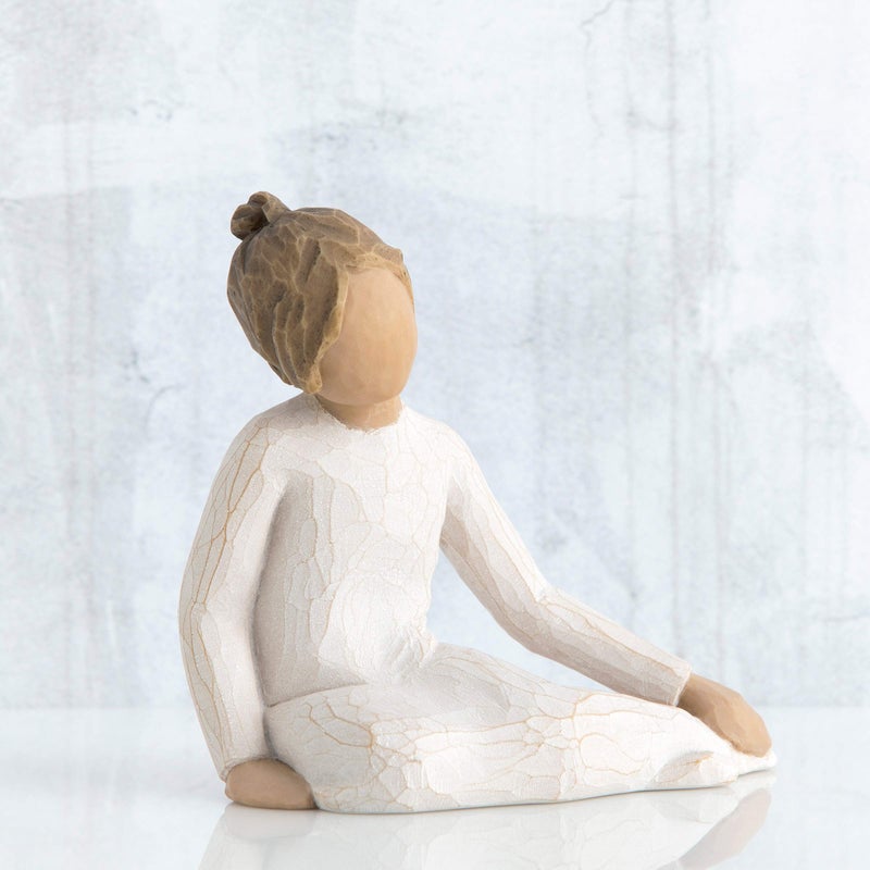 Willow Tree Thoughtful Child, Sculpted Hand-Painted Figure - Image 4
