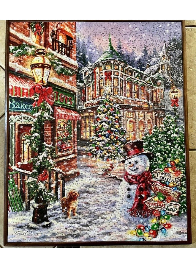 سبرينغبوك لعبة تركيب الصور المقطوعة المكونة من 1000 قطعة من Merry Main Street - صنع في الولايات المتحدة الأمريكية - Image 4